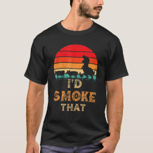 T-shirt Je fumerais ce barbecue Vintage de viande fumeur d