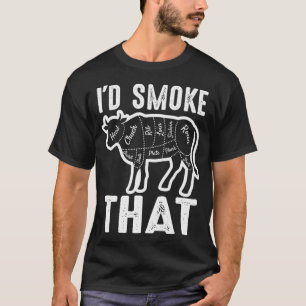 T-shirt Je Fumerais Ce Don Barbecue