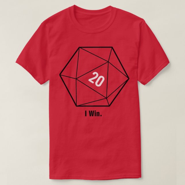 T-shirt Je gagne (Design devant)