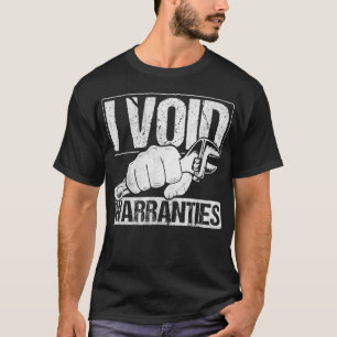 T-shirt Je Garantis Vides Mécanicien De Garage Réglage De