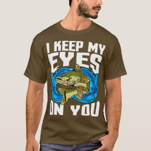 T-shirt Je Garde Mes Yeux Sur Vous Pêche À La Marée