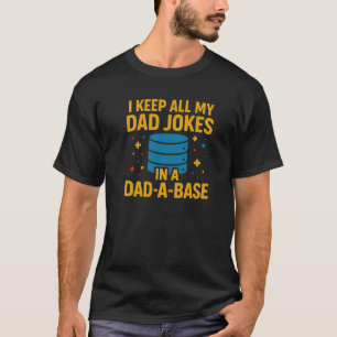 T-shirt Je garde tout mon père plaisante dans une chemise