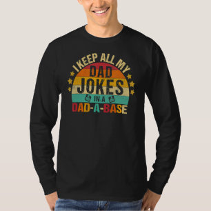 T-shirt Je Garde Tout Mon Père Plaisanter Dans Un Papa Une