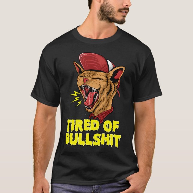 T-shirt Je hais les gens. (Devant)