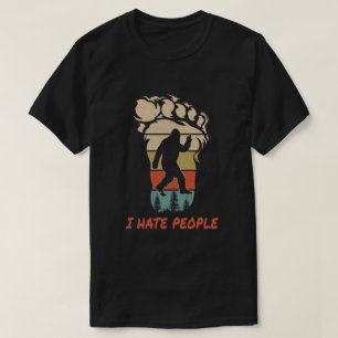 T-shirt Je hais les gens qui s'amusent à un doigt de mili