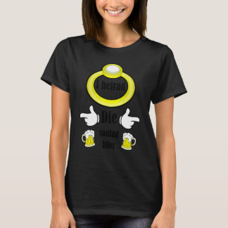 T-shirt Je hérisse la fête de bière simplement Fête de cél