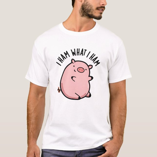 T-shirt Je Jamais Ce Que Je Jamais Drôle Pun De Cochon (Devant)