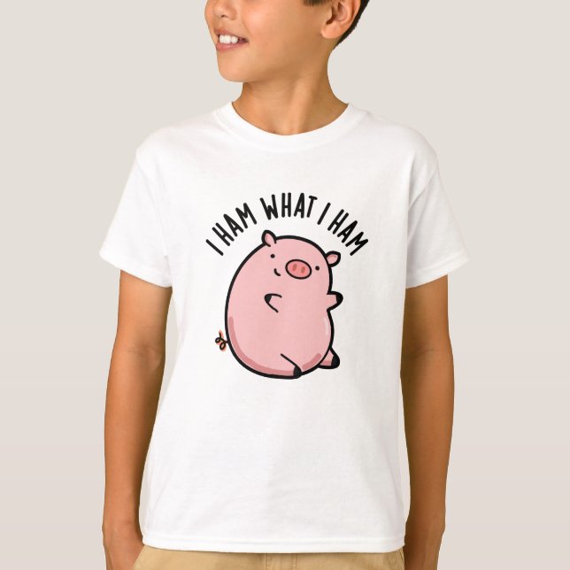 T-shirt Je Jamais Ce Que Je Jamais Drôle Pun De Cochon (Devant)