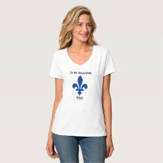 T-shirt Je je souviens