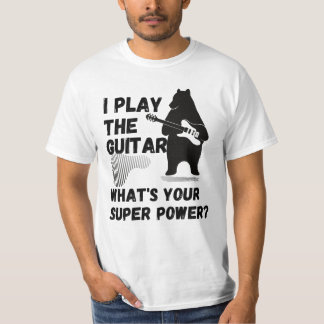 T-shirt Je joue à la guitare