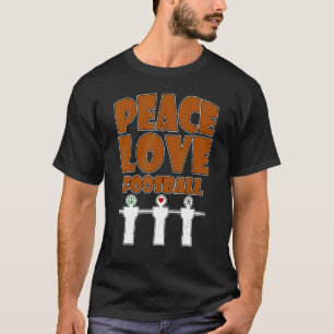 T-shirt Je Joue À La Table De Foosball Real Men Ne Spin