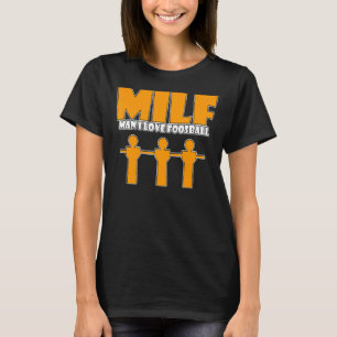 T-shirt Je Joue À La Table De Foosball Real Men Ne Spin 1