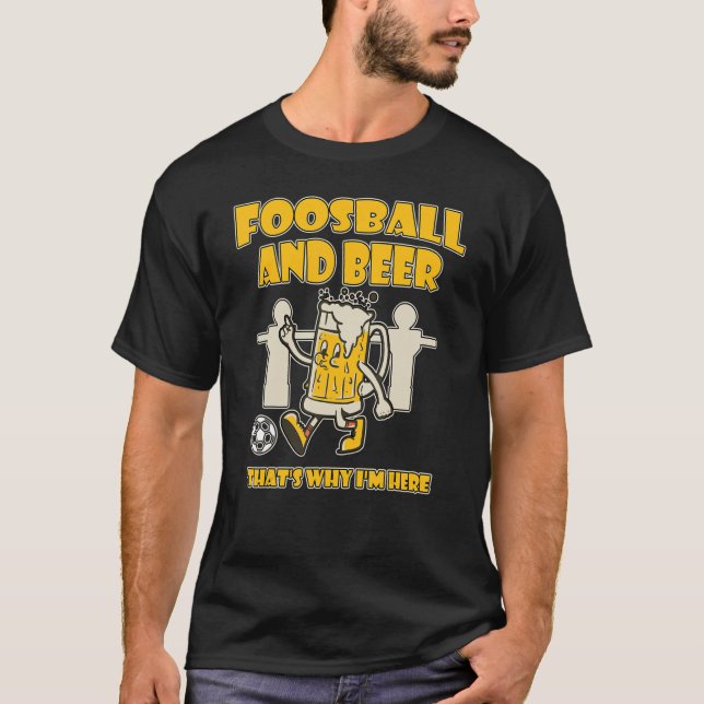 T-shirt Je Joue À La Table De Foosball Real Men Ne Spin 2 (Devant)