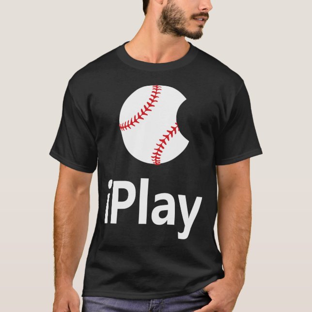 T-shirt je joue au baseball Logo baseball drôle s baseball (Devant)