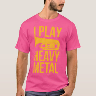 T-shirt Je Joue Chemise en Métal Lourd -Amusante Muba Play