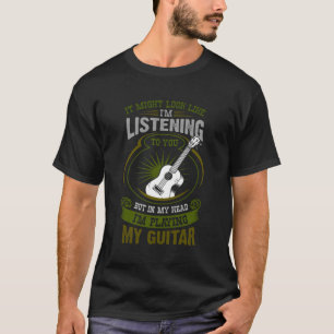 T-shirt Je Joue De La Guitare Dans Mon Chef Musicien Guita