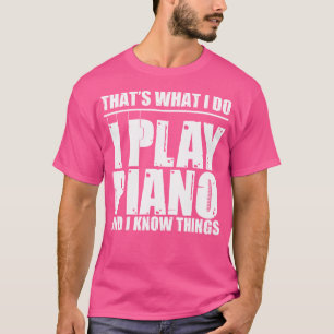 T-shirt Je Joue Du Piano Cadeaux Amusants Pour Jouer Du Pi