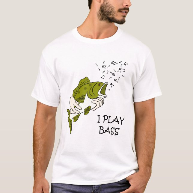 T-shirt Je joue la basse (Devant)