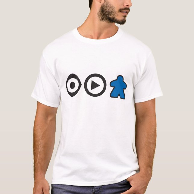 T-shirt Je joue le bleu (Devant)