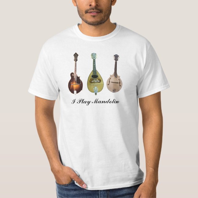 T-SHIRT JE JOUE MANDOLIN-T-SHIRT (Devant)