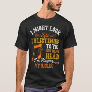 T-shirt Je joue mon violon musicien musicien violon violon