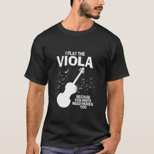 T-shirt Je Joue Viola Violinist Besoin de héros Noël migno
