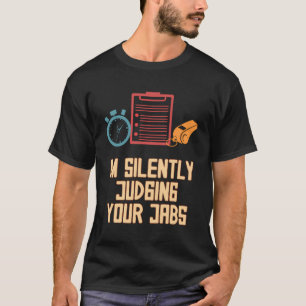 T-shirt Je Juge Silencieusement Vos Jabs Funny Boxing Coac