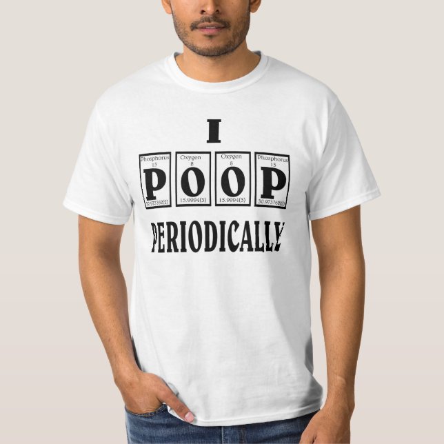 T-shirt Je lâche périodiquement. (Devant)