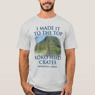 T-shirt Je l'ai fait jusqu'au dessus du cratère principal