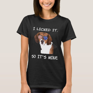 T-shirt Je L'Ai Laissé Comme Son Chien Beagle De Mine