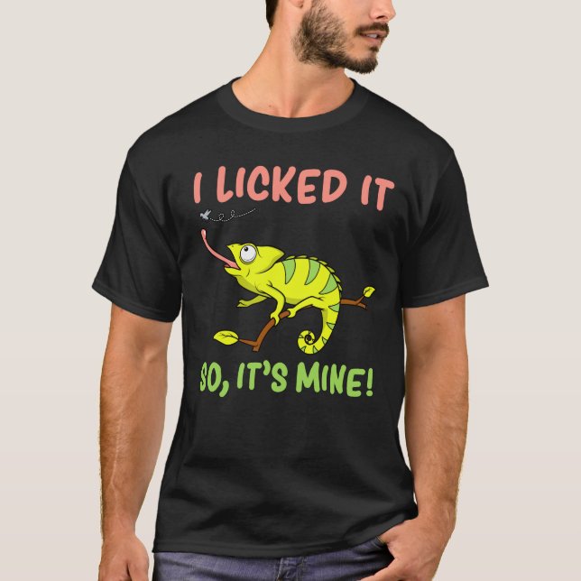 T-shirt Je L'Ai Laissé Pour Que Sa Mine Lizard Reptiles (Devant)