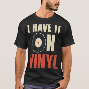 T-shirt Je L'Ai Sur Vinyl Record Player Retro Music 1