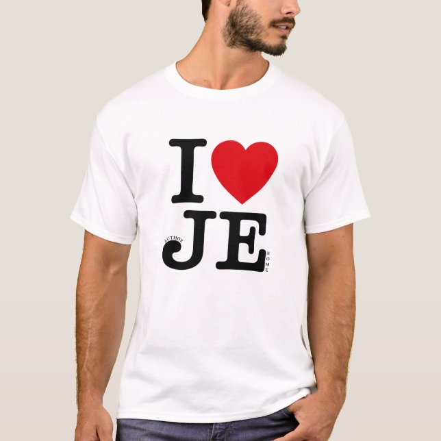 T-SHIRT JE L'AIME (Devant)