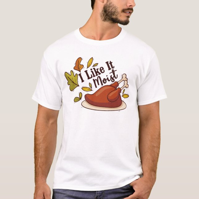 T-shirt Je L'Aime Humist Funny Thanksgiving Turquie (Devant)