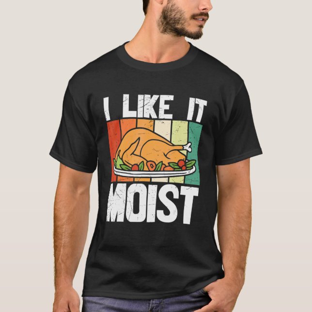 T-shirt Je L'Aime Moist Thanksgiving Costume Turquie Day L (Devant)