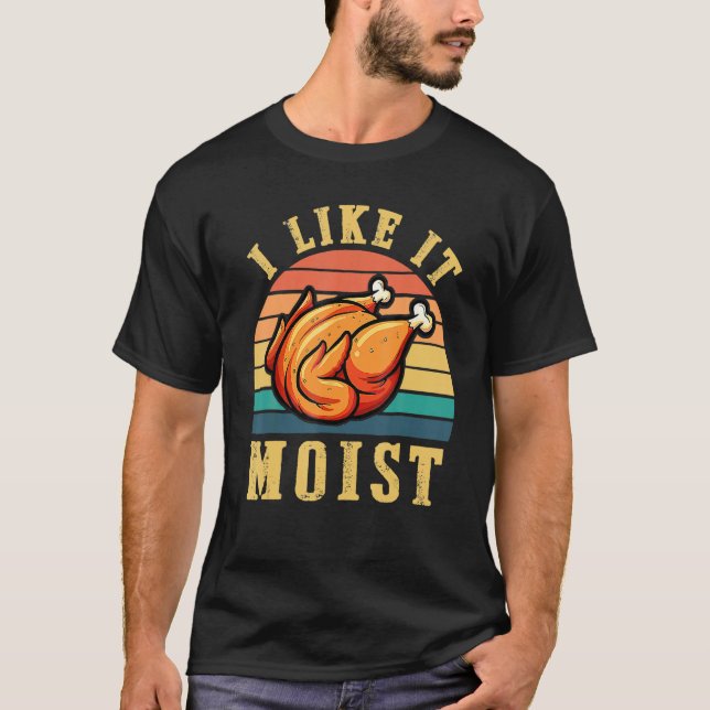 T-shirt Je L'Aime Moist Thanksgiving Costume Turquie Leg D (Devant)
