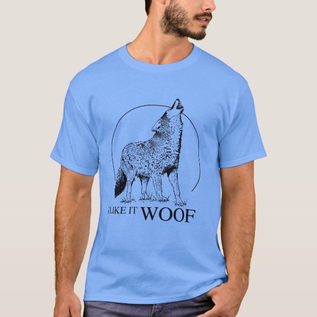 T-SHIRT JE L'AIME OUAF (Devant)