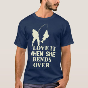 T-shirt Je L'Aime Quand Elle Se Baise Sur La Pêche Amusant