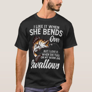 T-shirt Je l'aime quand elle se penche sur la Da du Père d