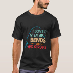 T-shirt Je L'Aime Quand Elle S'Enfonce Et Crie Drôle Wi-Fi