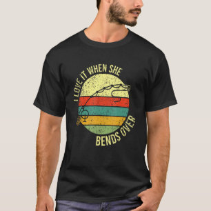 T-shirt Je L'Aime Quand Elle Tire Au-Dessus Des Poissons B