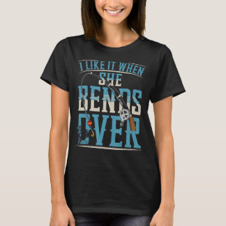 T-shirt Je L'Aime Quand Elle Tire Sur Les Amoureux De Pêch