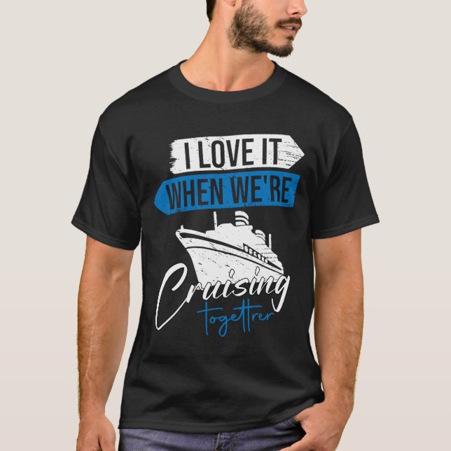 T-shirt Je L'Aime Quand Nous Croisons Ensemble Pour Croisi (Devant)