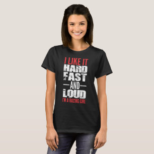 T-shirt Je l'aime rapide dur et fort Im A emballant le tee