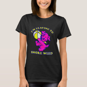 T-shirt Je laisse fumer de l'herbe