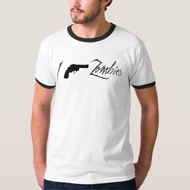 T-SHIRT JE LANCE LES ZOMBIS * 2 (Devant)