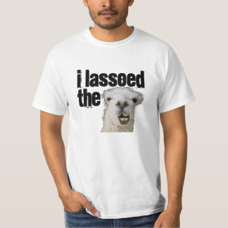 T-shirt Je lassoed le lama