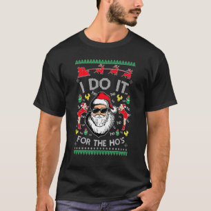 T-shirt Je Le Fais Pour La Chandelle De Noël Du Père Noël