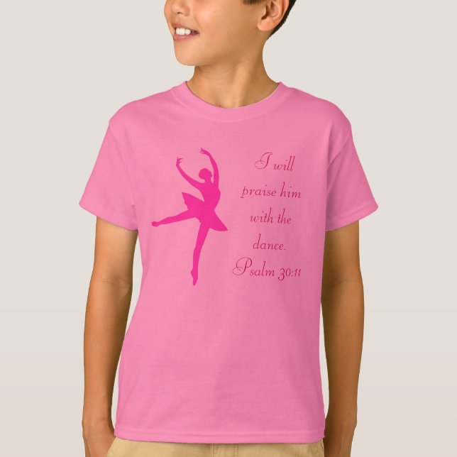 T-shirt Je le féliciterai avec la danse (Devant)