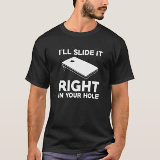 T-shirt Je le glisserai juste dans votre trou Joueur de Co